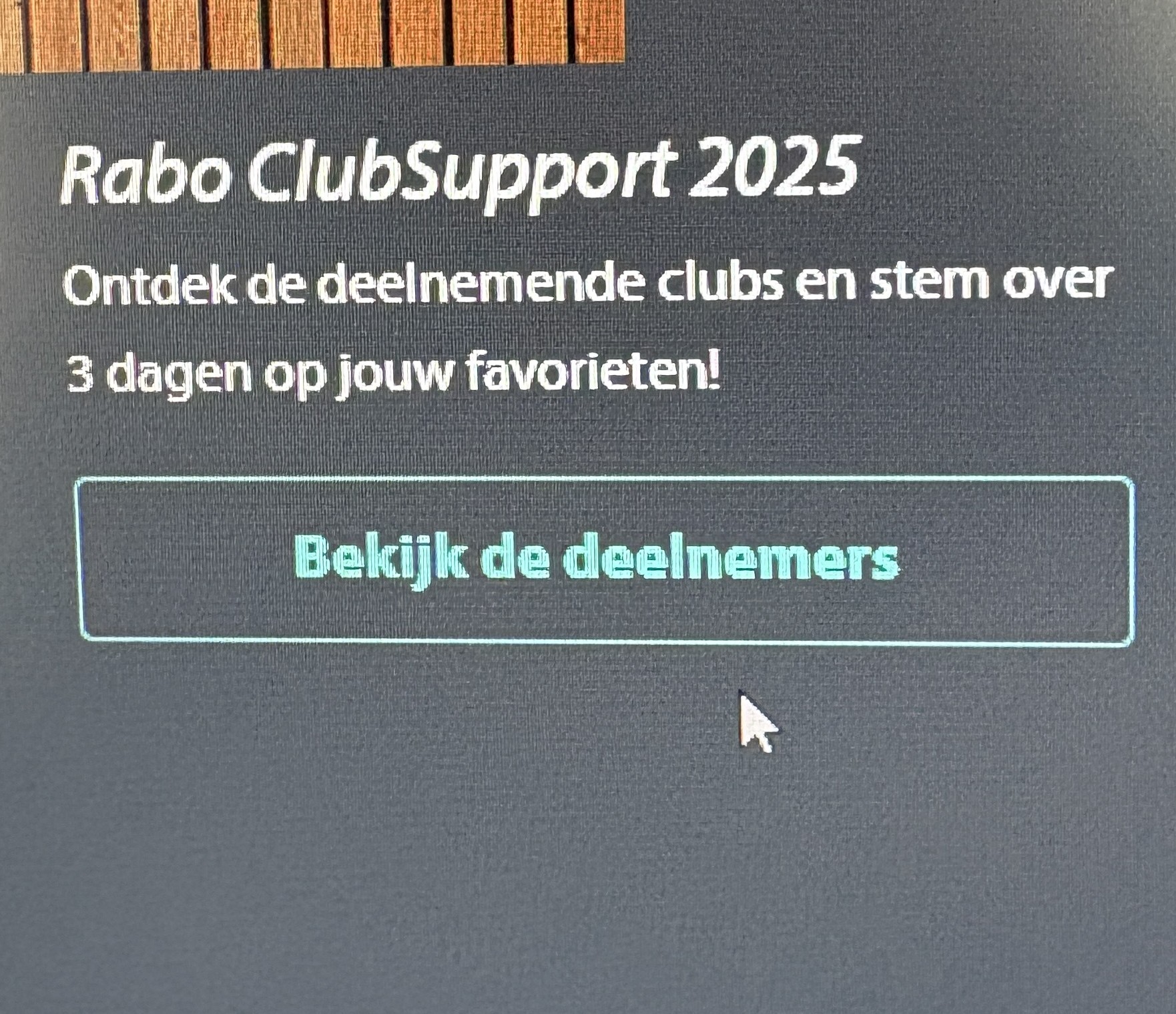 Rabobank Clubkasactie